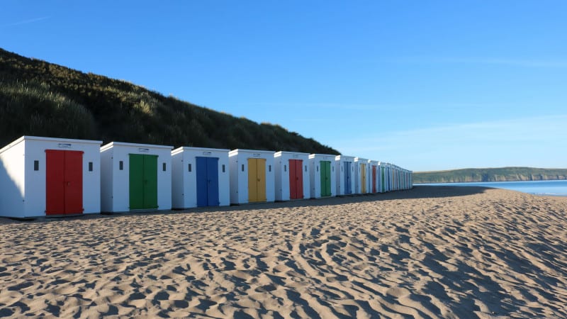 North Devon beach huts